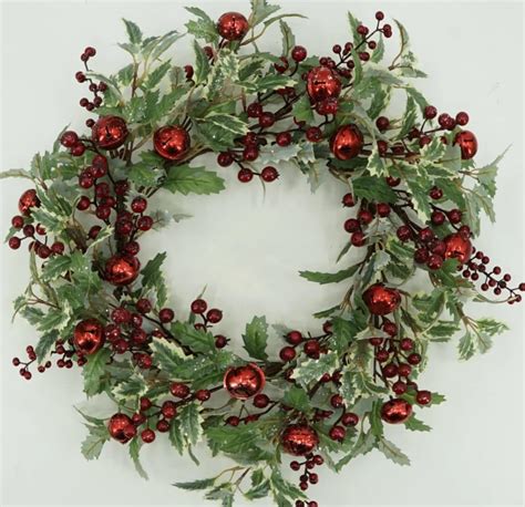 Amazon VGIA 20 Inch Christmas Wreath Artificial Door Wreath With