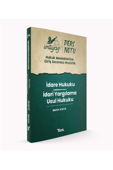 Temsil Kitap Mtiyaz Ders Notlar Hmgs Dare Hukuku Dari Yarg Lama