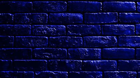 Closeup Dark Blue Brickwall Hd Brick Wallpapers Hd Wallpapers Id