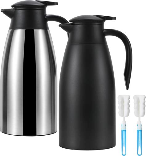 Thermal Coffee Carafe Insulated Stainless Steel Coffee Carafes For Keeping Hot Coffee Water