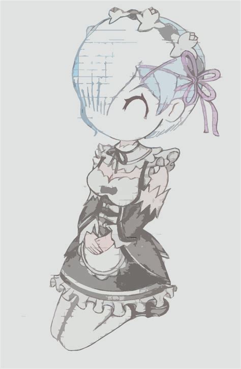 Rem Chibi By Farmondark7777777 On Deviantart