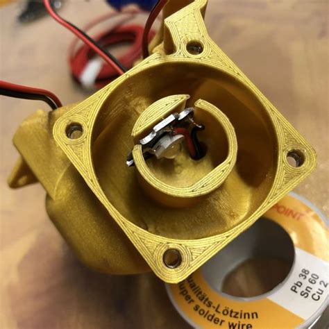 D Printed Ender V Pro Max Dual Mm Axial Fan Hot End Duct Fang Cr Micro