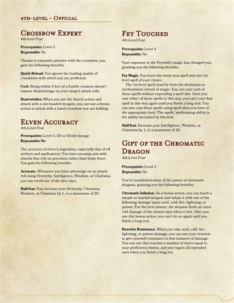 One DnD: Adapted Feats - 5e feats with the design criteria of One DnD : r/DnDHomebrew