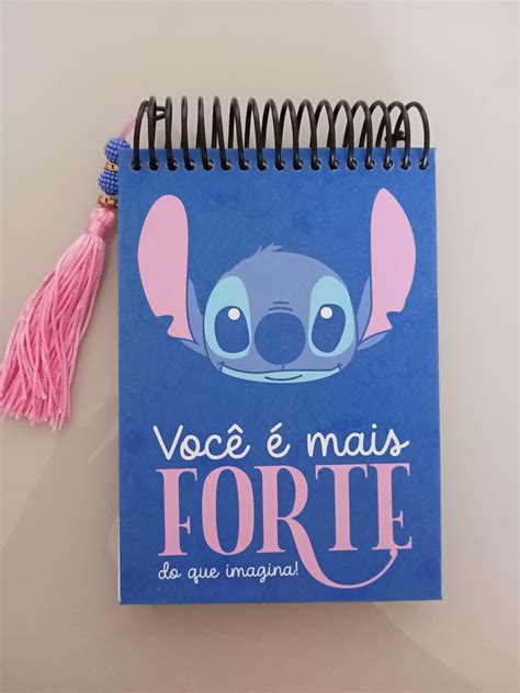 Bloquinho de Anotações Stitch A6 Elo7 Produtos Especiais