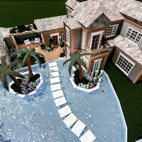 Bloxburg summer house in 2022 | Summer house, Beach house exterior, Boho house