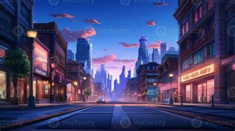 Cartoon City Night Stock Photos, Images and Backgrounds for Free Download