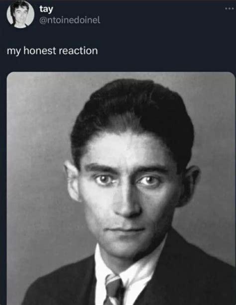 A Black And White Photo Of A Man In A Suit With The Caption My Honest