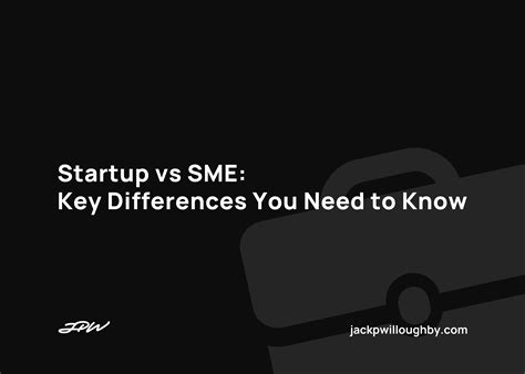 Startup vs SME: Key Differences You Need to Know