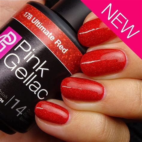 Pink Gellac 178 Ultimate Red Wanneer Je Aan De Kerstdagen Denkt Denk