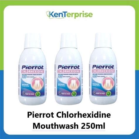 Pierrot Chlorhexidine Mouthwash 250ml Lazada Ph