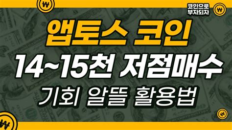 앱토스 코인 전망 앱토스 코인 14~15천 저점매수 기회 알뜰하게 활용하기 매수 가격 손절 가격 목표 가격