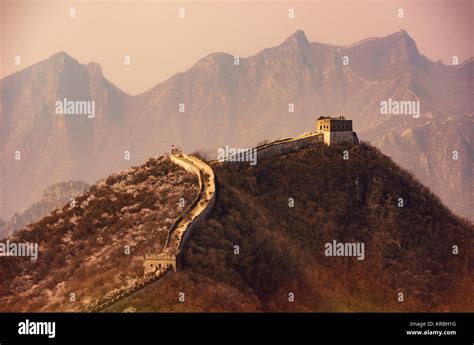 China Great Wall in spring Stock Photo - Alamy