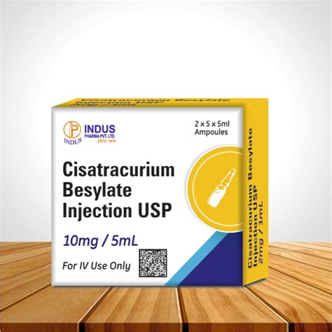 Cisatracurium Besylate Injection Indus Pharma India Drugs Base