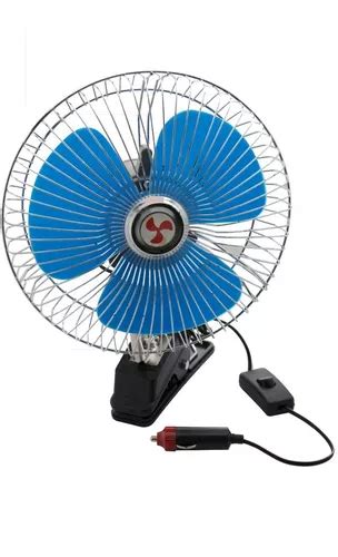 Mini Ventilador Veicular 12v Carro Caminhão Ônibus Ar 16cm