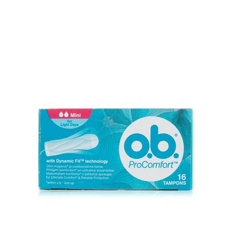 O B Pro Comfort Tampon Mini 16 Pieces Spinneys UAE