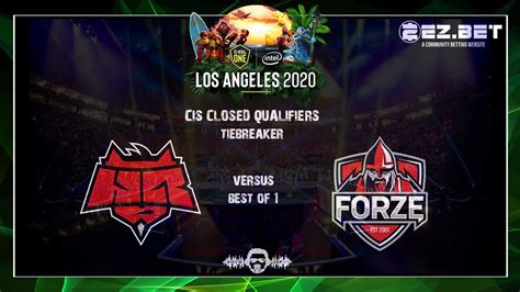 Hellraisers Vs Forze Game 1 Tiebreaker ESL One Los Angeles 2020 CIS