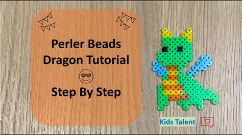 Perler Beads Dragon Tutorial For Kids Youtube