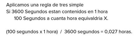 Quanto É 100 Segundos - onvertir 100 Segundos a hora - Brainly.lat