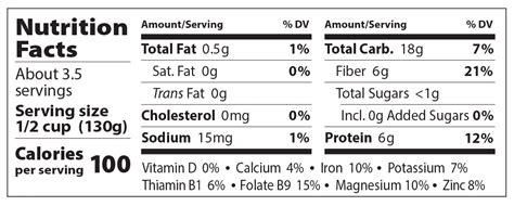 Dry White Beans Nutrition Facts - Nutrition Ftempo