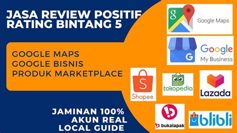 Jasa Review Google Maps Bisnis Dan Produk Marketplace