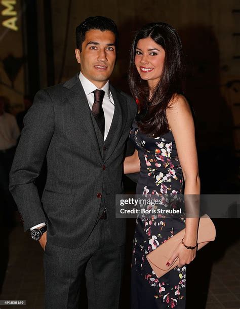 Nuri Sahin of Dortmund pose with his wife Tugba Sahin during the... News Photo - Getty Images