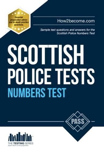 SCOTTISH Police NUMBERS Tests Sample Test Questions And Answers For