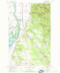 Map of Conway, WA in 1956 | Pastmaps