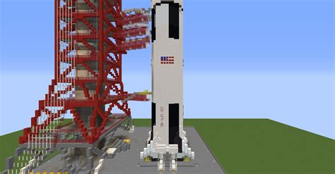 Nasa Saturn V Rocket And Mobile Launcher Platform 1165 Java Edition