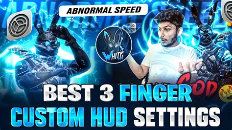 TOP 5 BEST 3 FINGER CUSTOM HUD SETTINGS MOVEMENT HEADSHOT Best 3