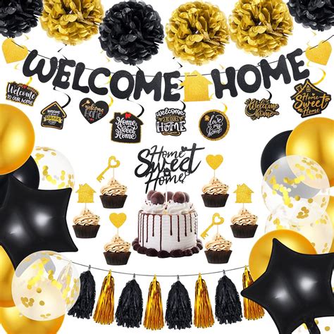 Amazon.com: Welcome Home Party Decorations Welcome Back Party Supplies ...