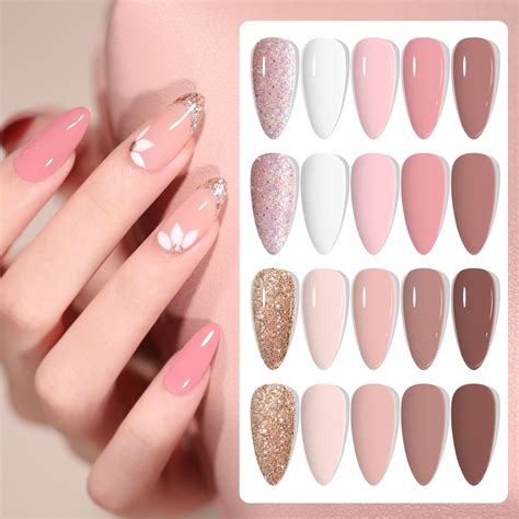 Juego de esmaltes de uñas de gel nude 10 colores neutros color nude