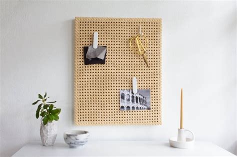 Ikea Cane Memo Board Tutorial Hunker