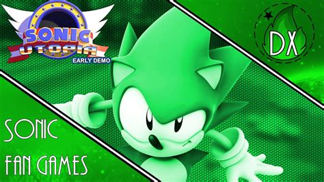 Sonic Fan Games Sonic Utopia Youtube