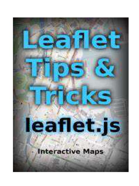 Leaflet Js Tips And Tricks Pdf World Wide Web Internet And Web