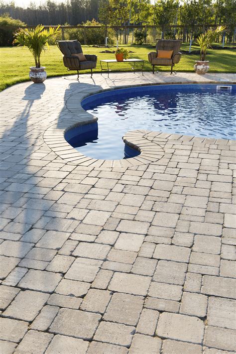 Roman Timeless And Versatile Barkman Concrete Hardscape Pavers Pool