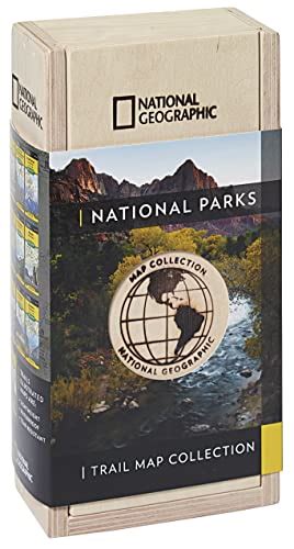 National Parks Trail Map Collection Boxed Set National Geographic