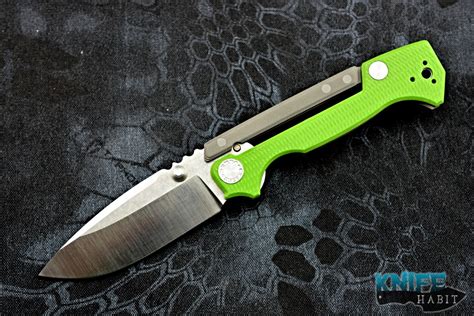 Demko Custom Knives Mg Ad15 Scorpion Lock S35vn Blade Toxic Green G10