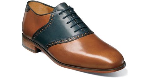 Lyst - Florsheim Markham Saddle Lace Up Shoes in Brown for Men