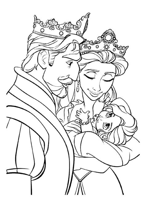 G Nial Coloriage Roi Et Reine Collection Disney Princess Coloring