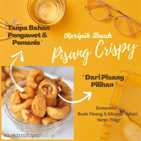 Jual Pisang Crispy Rambak Pisang 105gr Shopee Indonesia