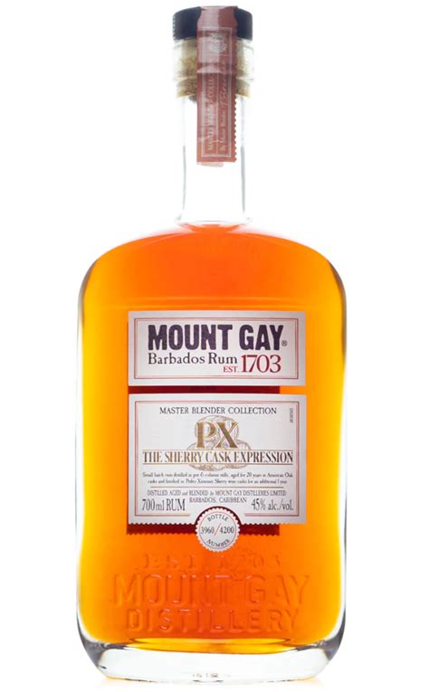 Mount Gay Barbados Rum Master Blender Collection The PX Sherry Cask Expression 21yo