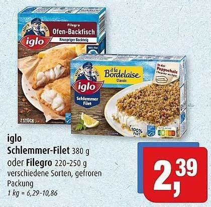 Iglo Schlemmer Filet Oder Filegro Angebot Bei Markant