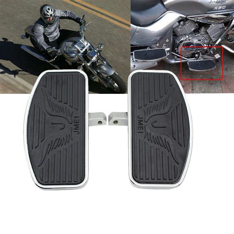 Motorcycle Front Rear Driver Passenger Footrests Foot Pegs Floorboards