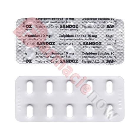 Buy Zolpidem Sandoz 10mg