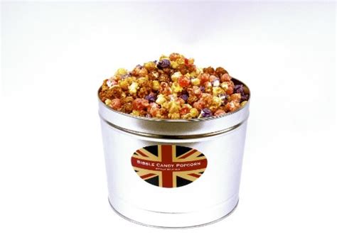 New And Improved Original Bibble Candy Popcorn Mix 2 Gallon Tin on ...