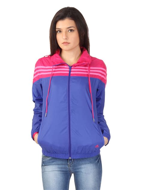 Buy Adidas Women Blue Windbreaker Jackets For Women 82243 Myntra