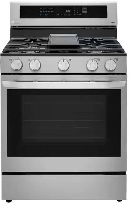 Lg 30 Free Standing Gas Convection Smart Range With Air Fry Judd And Black Bellingham Mount