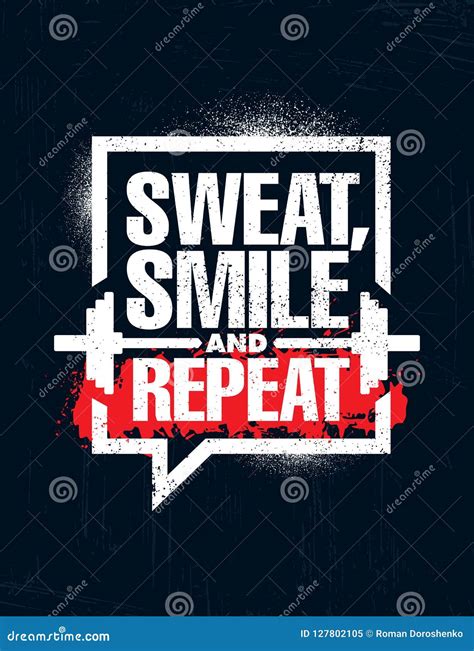 Sweat Smile And Repeat Inspiring Workout And Fitness Gym Motivation