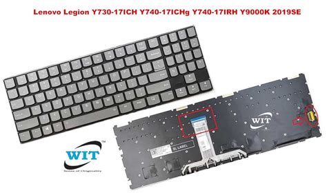 Gaming Laptop internal Keyboard/Keypad for Lenovo Legion Y730-17ICH, Lenovo Legion Y740-17ICHg ...