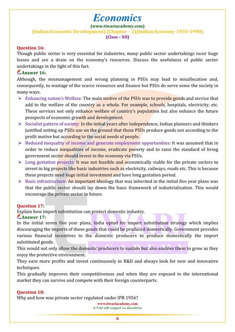 NCERT Solutions For Class 12 Indian Economic Development Chapter 2